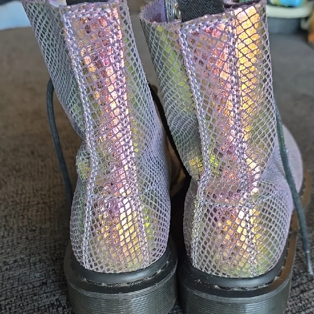 Holographic Original Dr. Martin Lace-Up Boots - Picture 3 of 7